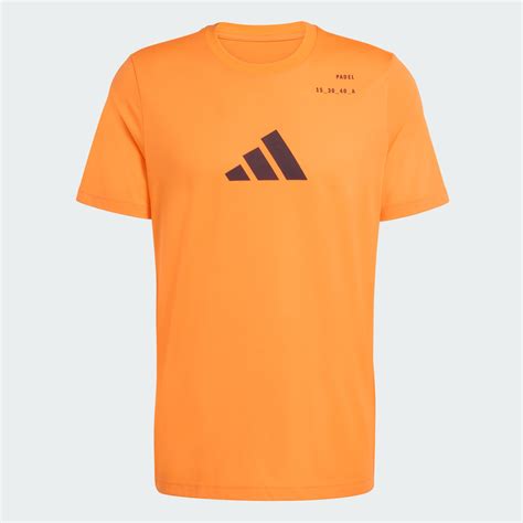 adidas Padel Category Graphic Tee - Orange | adidas India