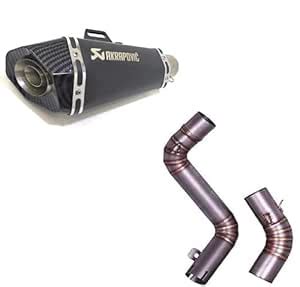 Acube Mart Akrapovic sports exhaust hexa black carbon tip Stainless ...