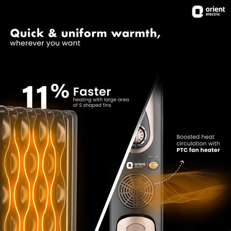 Buy Comforter Collection 2500W /9 Fin Oil Filled Room Heater Online in ...