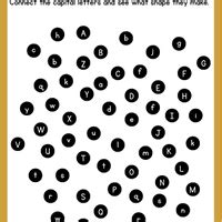 Capital Letter - 1 Important Questions - LKG English PDF Download