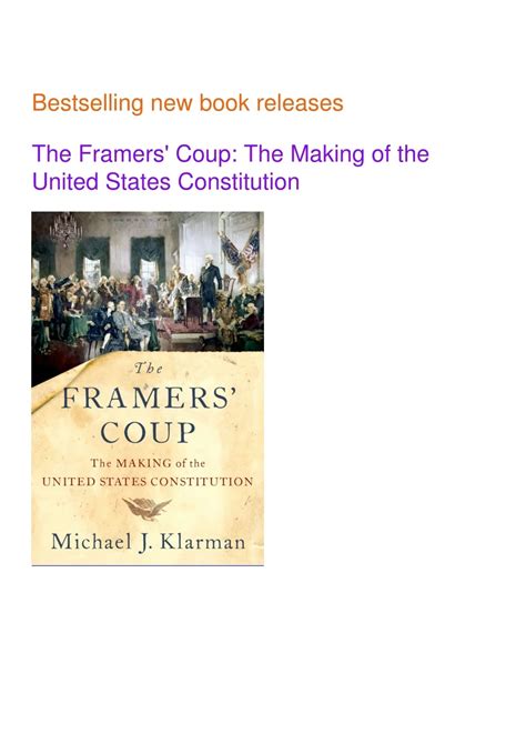 PPT - [Ebook] The Framers' Coup: The Making of the United States ...
