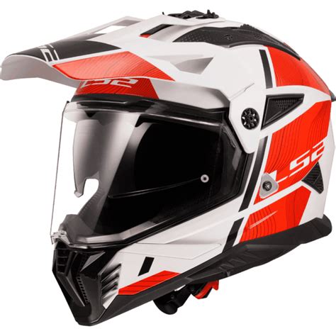 MX436 PIONEER II HILL WHITE RED-06 – ls2helmetsindia