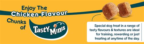 Buy Pedigree Tasty Minis Puppy (4+ Months) Dog Treats, Chicken Flavour ...