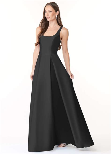 Black Azazie Neve Bridesmaid Dresses | Azazie
