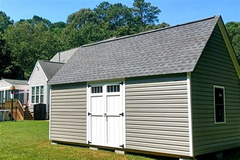 Vinyl Shed Siding | Shed Siding Options - Tidewater Sheds