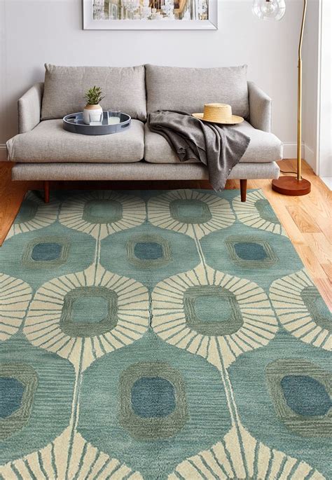 mid century modern area rugs 6x9
