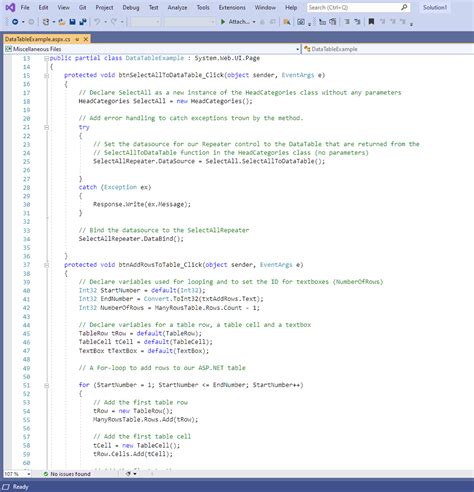 VB.NET DataTable 的图像结果