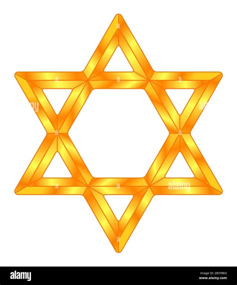 Yellow star of david Cut Out Stock Images & Pictures - Alamy