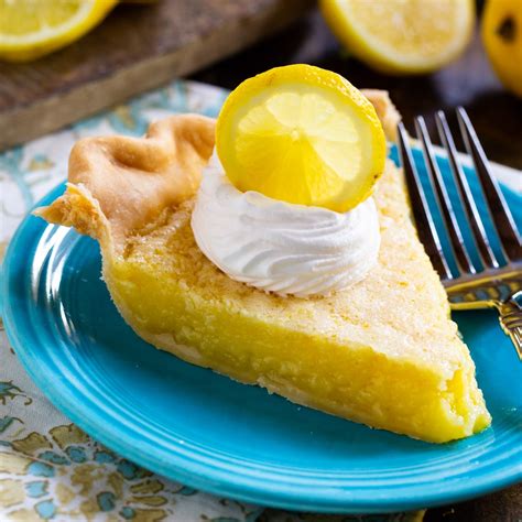 Lemon Chess Pie - Spicy Southern Kitchen
