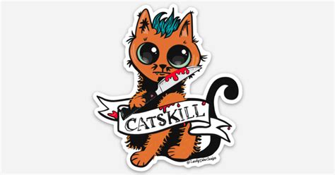Catskill Lg by Monica Noll | Die cut stickers | Sticker Mule India