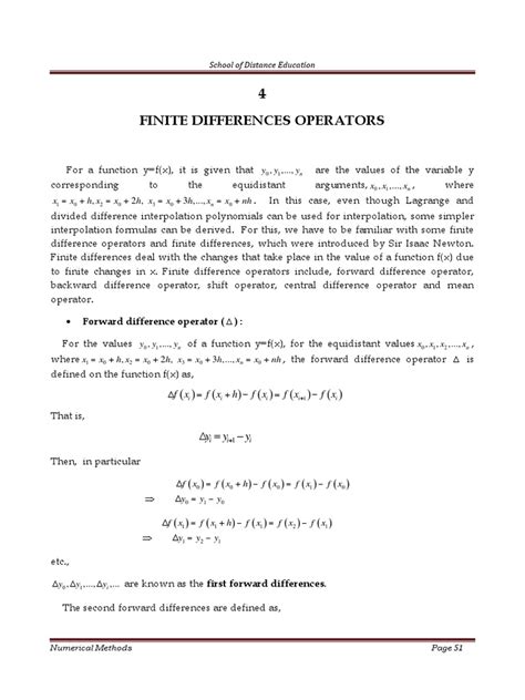 Finite Difference Operators 的图像结果