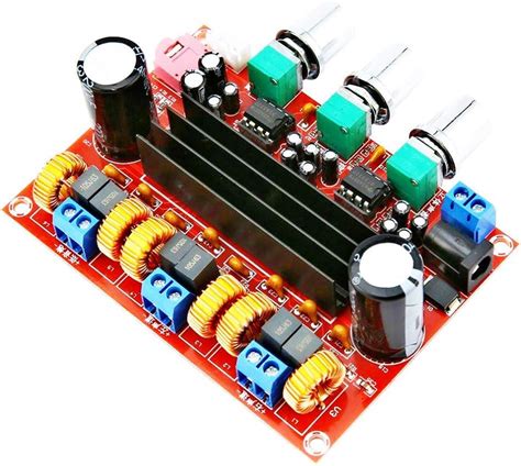 REES52 TPA3116D2 Amplifier Board, 50WX2+100W 2.1 Channel Digital Power ...