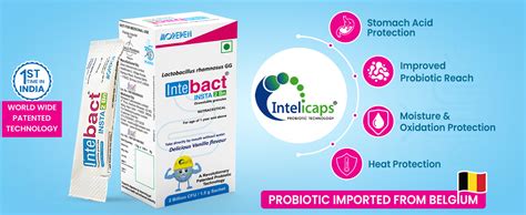 Morepen Intebact Insta 2BN Probiotics Supplement Lactobacillus Bacteria ...