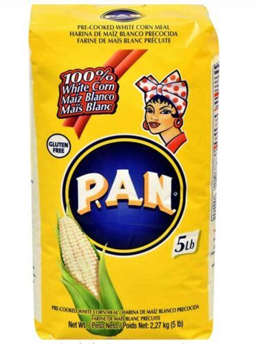 Buy HARINA PAN 5 Lb Pack! VENEZUELA RICAS AREPAS WHITE CORN MEAL FLOUR ...