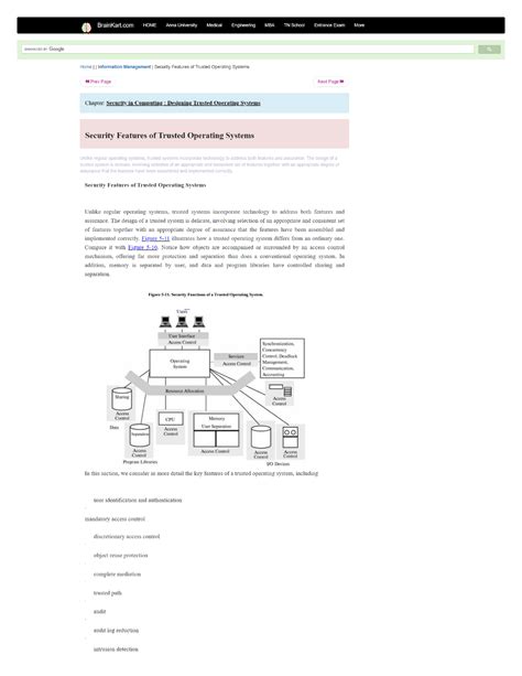 Article Security Features of Trusted OS - Security essentials - Studocu