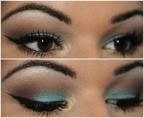 aqua blue eye makeup