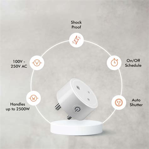 Buy I-Nex Wifi 10A Smart Plug Socket Online in India | Orient Electric