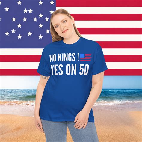 No Kings Yes on Prop 50 Unisex T-Shirt