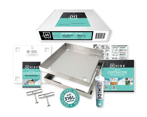 Pool Skimmer Cover Kit 12 Luxury Hidden Skimmer Lid 1 | Desertcart INDIA