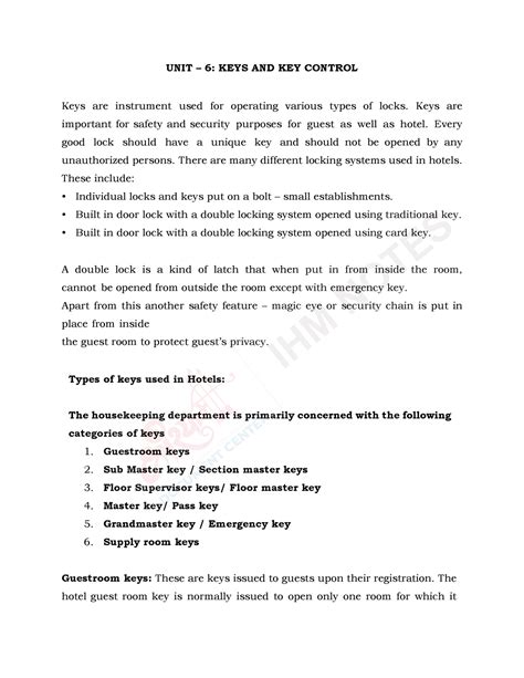 UNIT-6, KEYS AND KEY Control - UNIT 3 6: KEYS AND KEY CONTROL Keys are ...