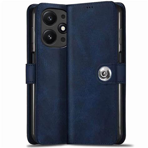 TheGiftKart Genuine Leather Finish Flip Back Cover Case| Inbuilt ...