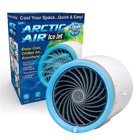 Arctic Air Ice Jet Personal Air Cooler, 3-Speed Room Cooler with ...
