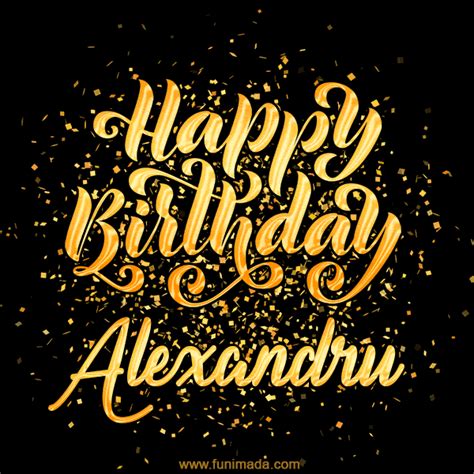 Happy Birthday Alexandru GIFs for Him - Download on Funimada.com