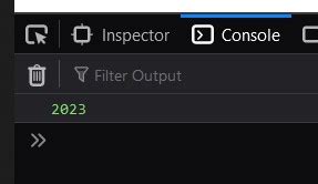 Year Function JavaScript 的图像结果