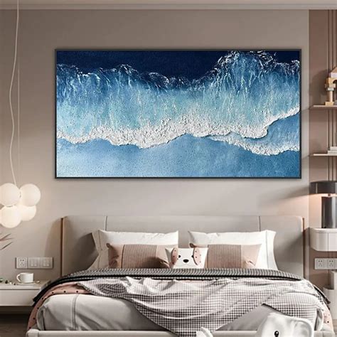 Handmade Oil Painting Canvas Wall Art Decoration Abstract Seascape ...