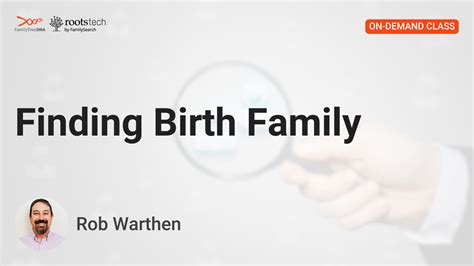 Finding Birth Family