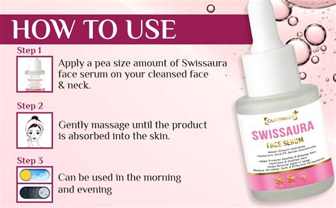 Cutiswiss Swissaura Face Serum | Perfect Combination of Hyaluronic Acid ...