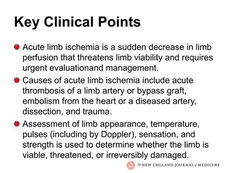 Acute Limb Ischemia | PDF
