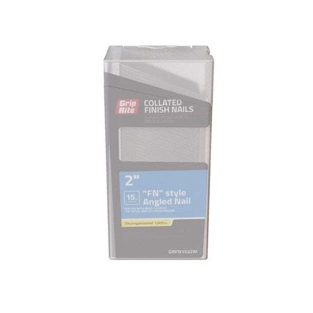 Basf Grip-Rite 2 in. 15 Ga. Angled Strip Electro Galvanized Finish ...