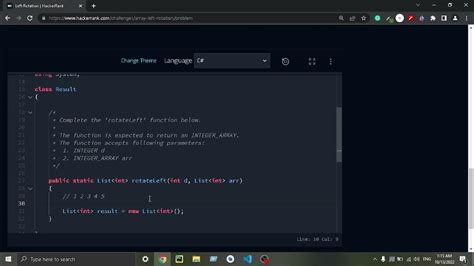 Image result for Left Rotation HackerRank Solution C