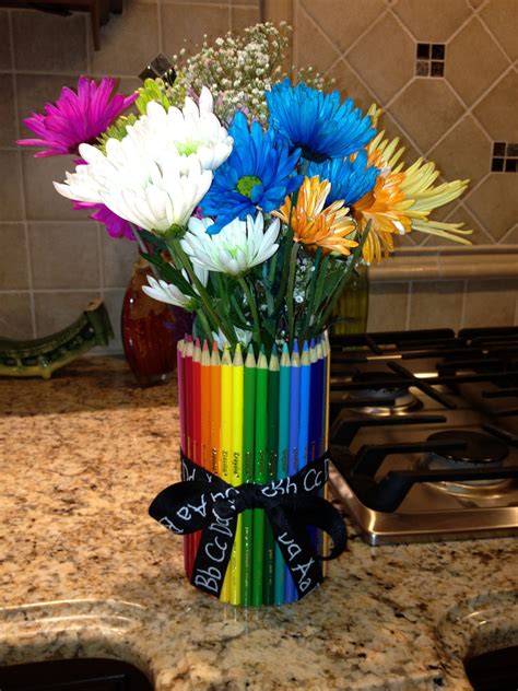 Teacher appreciation centerpiece – Artofit