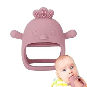 Buy Socub Silicone Baby Teether Toys for Infants 3-6 6-12 Months, BPA ...