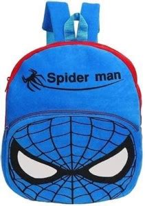 PALTANSTORE Kids PreSchool cartoon backpack cute spiderman, Blue 13 L ...