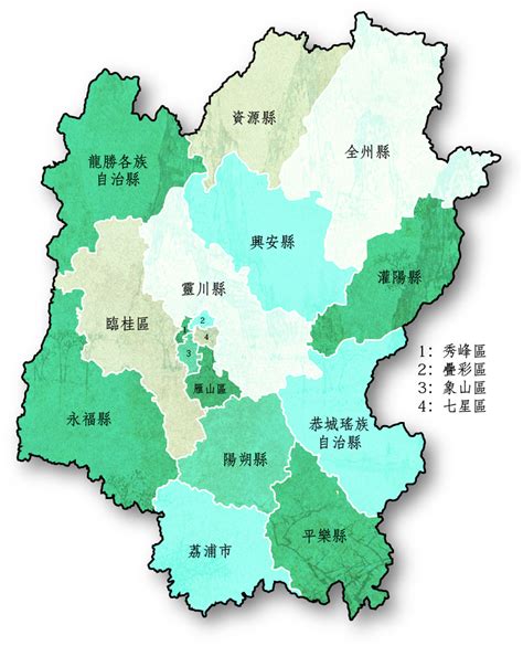 桂林市高清卫星地图
