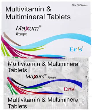 Maxum Tablet 10 - Uses, Side Effects, Dosage, Price | Truemeds