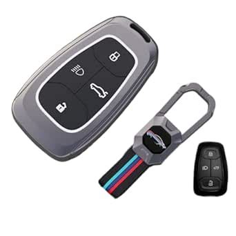 Contacts Metal Silicon Key Cover Compatible with Tata Nexon | Harrier ...