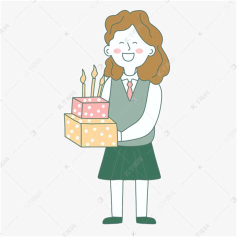 卡通教师黑板生日蛋糕素材平面广告素材免费下载(图片编号:8703563)-六图网