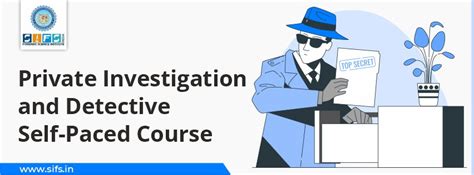Private Investigation and Detective Self-Paced Course