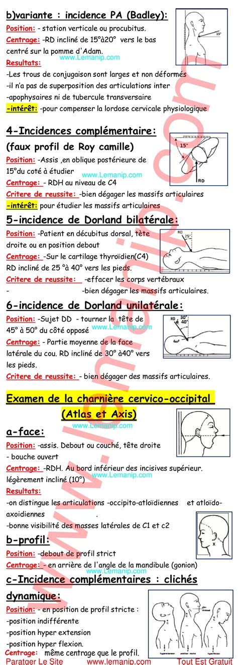 Radiographie Du Sternum Cottes Rachis Sacrum et Coccyx