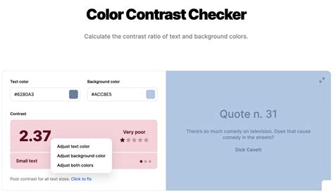 Image result for Color Contrast Tools
