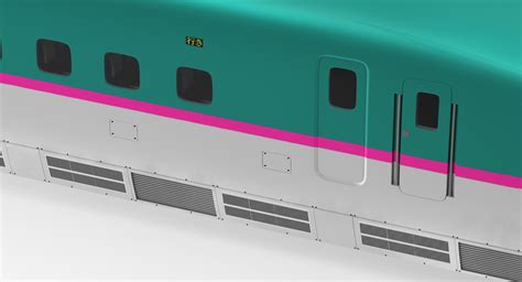 3D High Speed Train Shinkansen E5 Locomotive | 3D Molier International