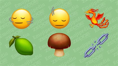 iOS 17.4 Beta Adds New Emoji: Shaking Head, Lime, Phoenix, Brown Mushroom and More | MacRumors ...