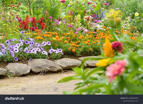 Flower Garden English Wallpaper 12,883 English Garden Landscape Flower