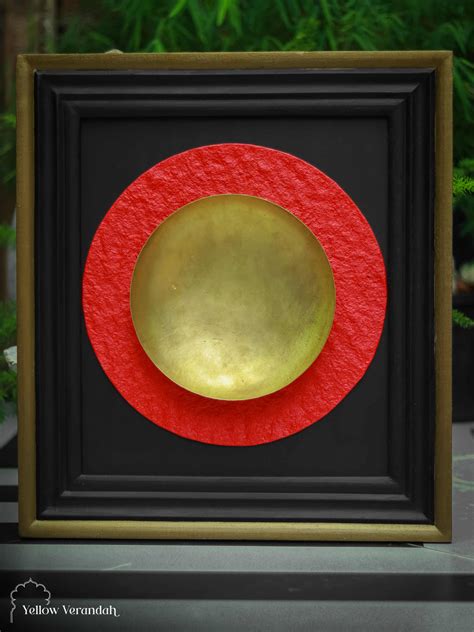 Wooden Wall Frame of Sun God – Yellow Verandah