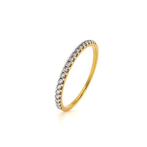 Classic Shine 9KT Gold Lab Grown Diamond Ring – PALMONAS