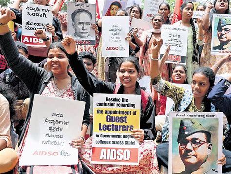 Students protest delay in appointing guest faculty in government ...